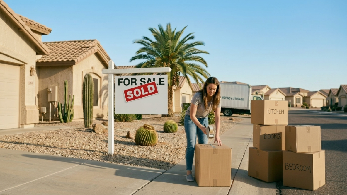Homeowner moving after selling house